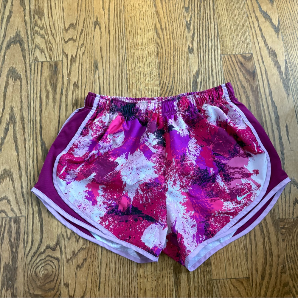 Nike Women's Athletic Shorts - Pink and Purple